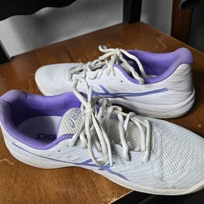Asics GEL GAME 9 NEW Women's RUNNING Shoe Purple/White 8.5 - Thumbnail 10
