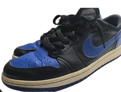 Men’s Nike Air Jordan 1 Retro Low OG Royal 2015 US Size 8 Black - Thumbnail 4