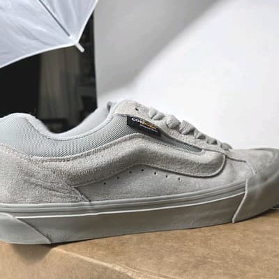 VANS Knu Skool Cordura Gray Suede Low-Top Lace Up Breathable Men's Size 11 - Thumbnail 9