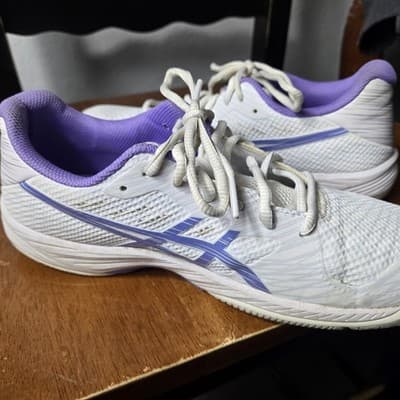 Asics GEL GAME 9 NEW Women's RUNNING Shoe Purple/White 8.5 - Thumbnail 9