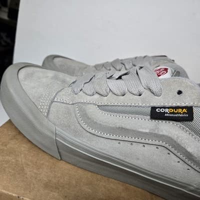 VANS Knu Skool Cordura Gray Suede Low-Top Lace Up Breathable Men's Size 11 - Thumbnail 4