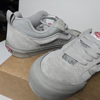 VANS Knu Skool Cordura Gray Suede Low-Top Lace Up Breathable Men's Size 11 - Thumbnail 8