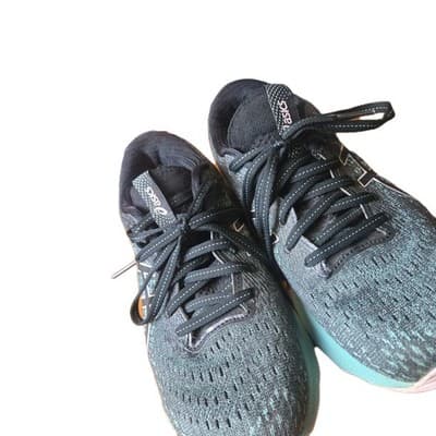 Asics Gel Nimbus 24 Green Running Shoes Sneakers Womens Size 6.5 - Thumbnail 4