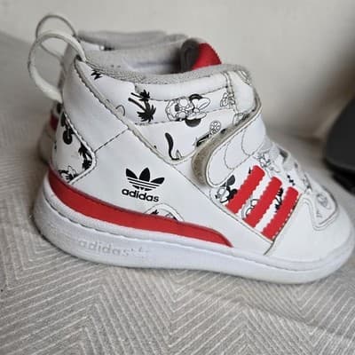 Adidas X Disney Forum Mid 360 Shoes Kids Size 10K Toddler Shoes Mickey Mouse
