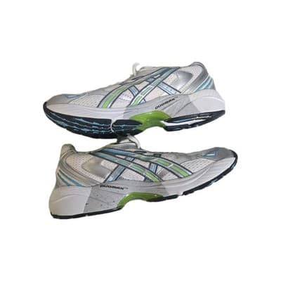 ASICS GEL-KAYANO 17 WOMEN'S RUNNING SNEAKER-WHITE/SILVER/TURQUOISE-US SIZE 9 - Thumbnail 6