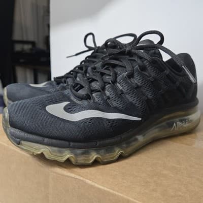 NIKE Air Max 2016 Black Dark Gray 806771-001 Mens Size 7.5