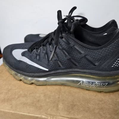 NIKE Air Max 2016 Black Dark Gray 806771-001 Mens Size 7.5 - Thumbnail 2