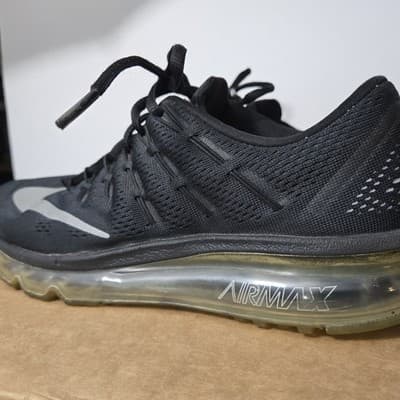 NIKE Air Max 2016 Black Dark Gray 806771-001 Mens Size 7.5 - Thumbnail 4