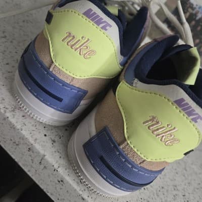 Nike Air Force 1 Low Shadow Crimson Tint Volt Gray White CU8591-001 Women Sz 6 - Thumbnail 3