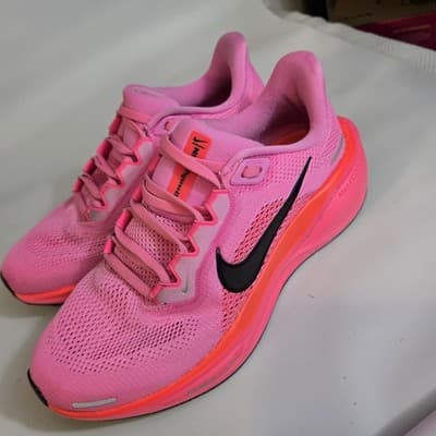 Nike Air Zoom Pegasus 41 Womens Size 7.5 Hot Punch Running Shoes - Thumbnail 5