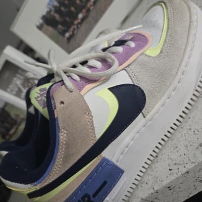 Nike Air Force 1 Low Shadow Crimson Tint Volt Gray White CU8591-001 Women Sz 6 - Thumbnail 5