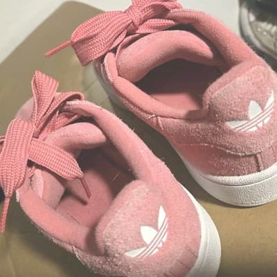 adidas Campus 00s Low Womens Size 5 US Pink Fusion Suede Chunky Shoes ID7028 - Thumbnail 2