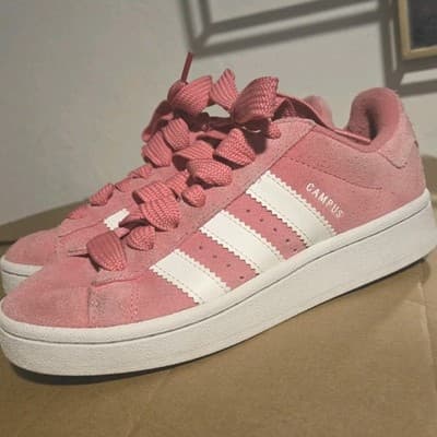 adidas Campus 00s Low Womens Size 5 US Pink Fusion Suede Chunky Shoes ID7028 - Thumbnail 4