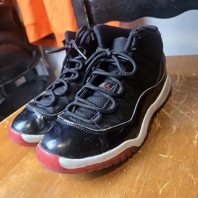 Nike Air Jordan 11 Retro Bred Size 3y Space Jam Concord - Thumbnail 4