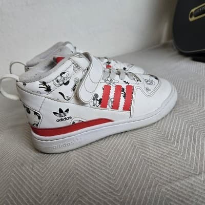 Adidas X Disney Forum Mid 360 Shoes Kids Size 10K Toddler Shoes Mickey Mouse - Thumbnail 5