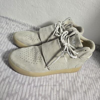 Size 6 Adidas Tubular Invader Strap Linen Khaki - Thumbnail 5