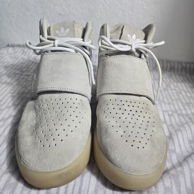 Size 6 Adidas Tubular Invader Strap Linen Khaki - Thumbnail 8