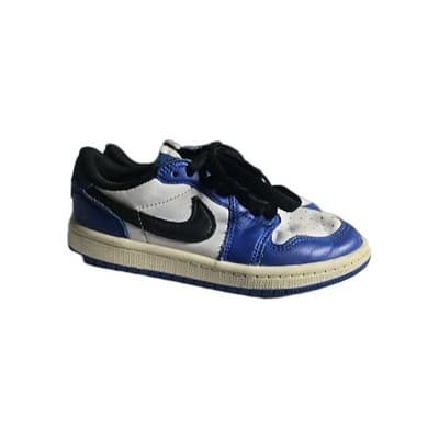 Nike Air Jordan 1 Retro Low OG Game Royal GS Blue Black 12c - Thumbnail 6