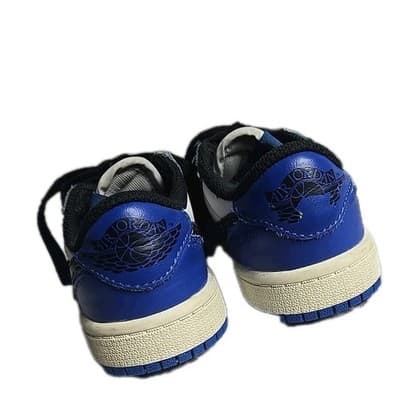 Nike Air Jordan 1 Retro Low OG Game Royal GS Blue Black 12c - Thumbnail 7