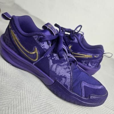 Nike G.T. Cut 4.5 Big Kids Basketball Shoes FZ7300-500 Court Purple - Thumbnail 2