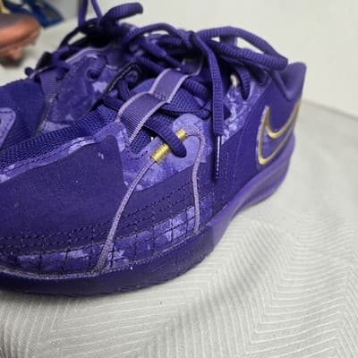 Nike G.T. Cut 4.5 Big Kids Basketball Shoes FZ7300-500 Court Purple - Thumbnail 4