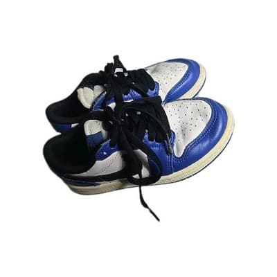 Nike Air Jordan 1 Retro Low OG Game Royal GS Blue Black 12c - Thumbnail 5