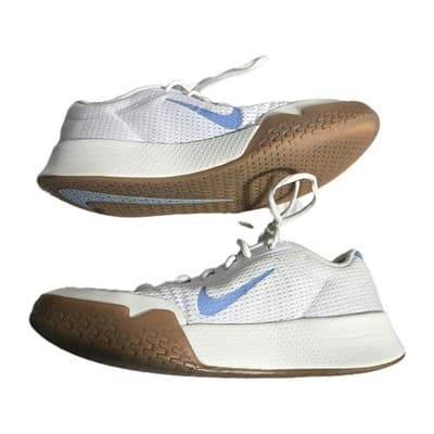Nike Womens Court Vapor Lite 2 DV2019-105 White Blue Sneaker Shoes Size 8 - Thumbnail 5