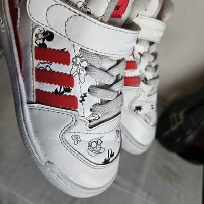 Adidas X Disney Forum Mid 360 Shoes Kids Size 10K Toddler Shoes Mickey Mouse - Thumbnail 7