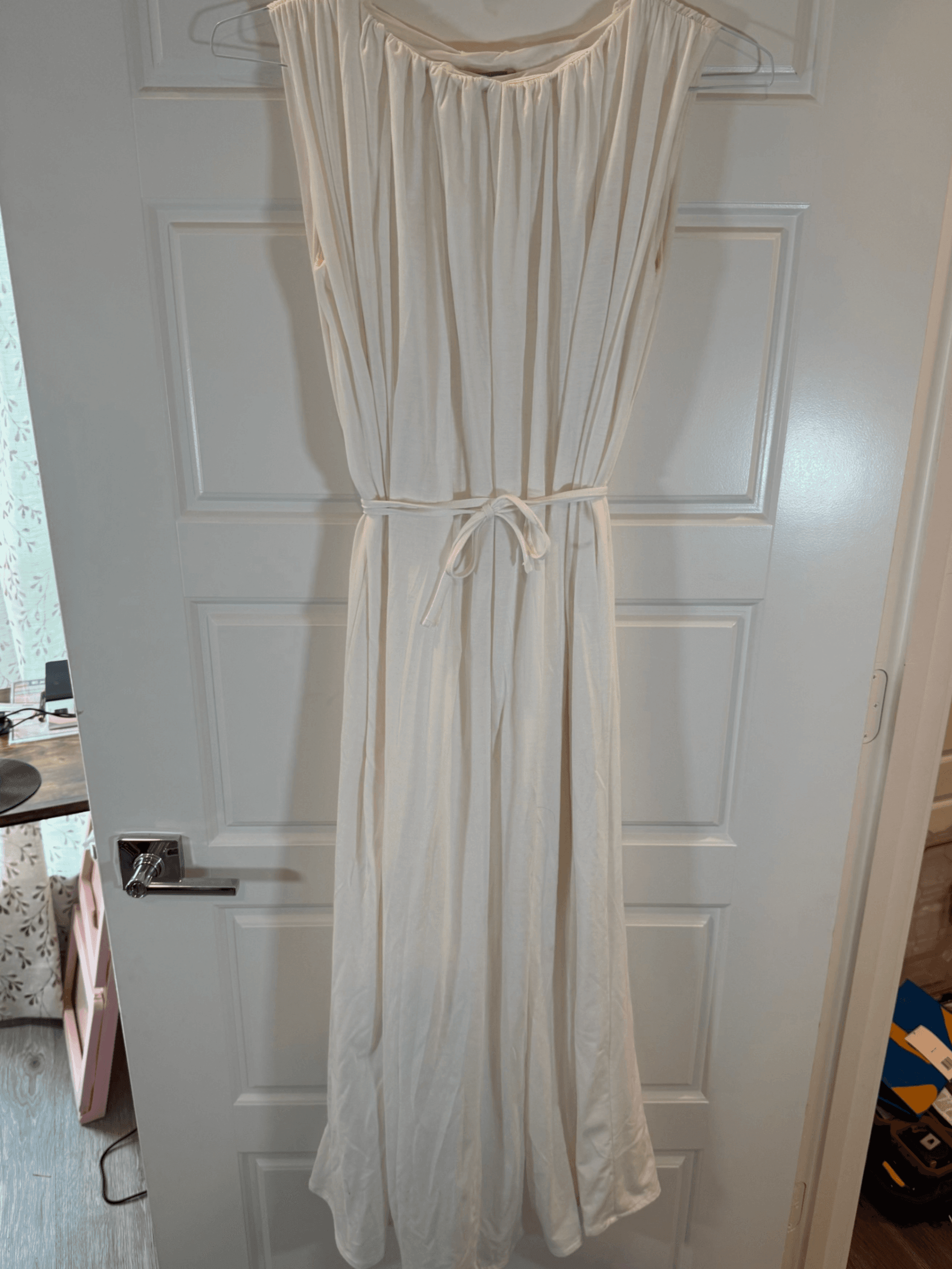 H&M White Maxi Dress XS