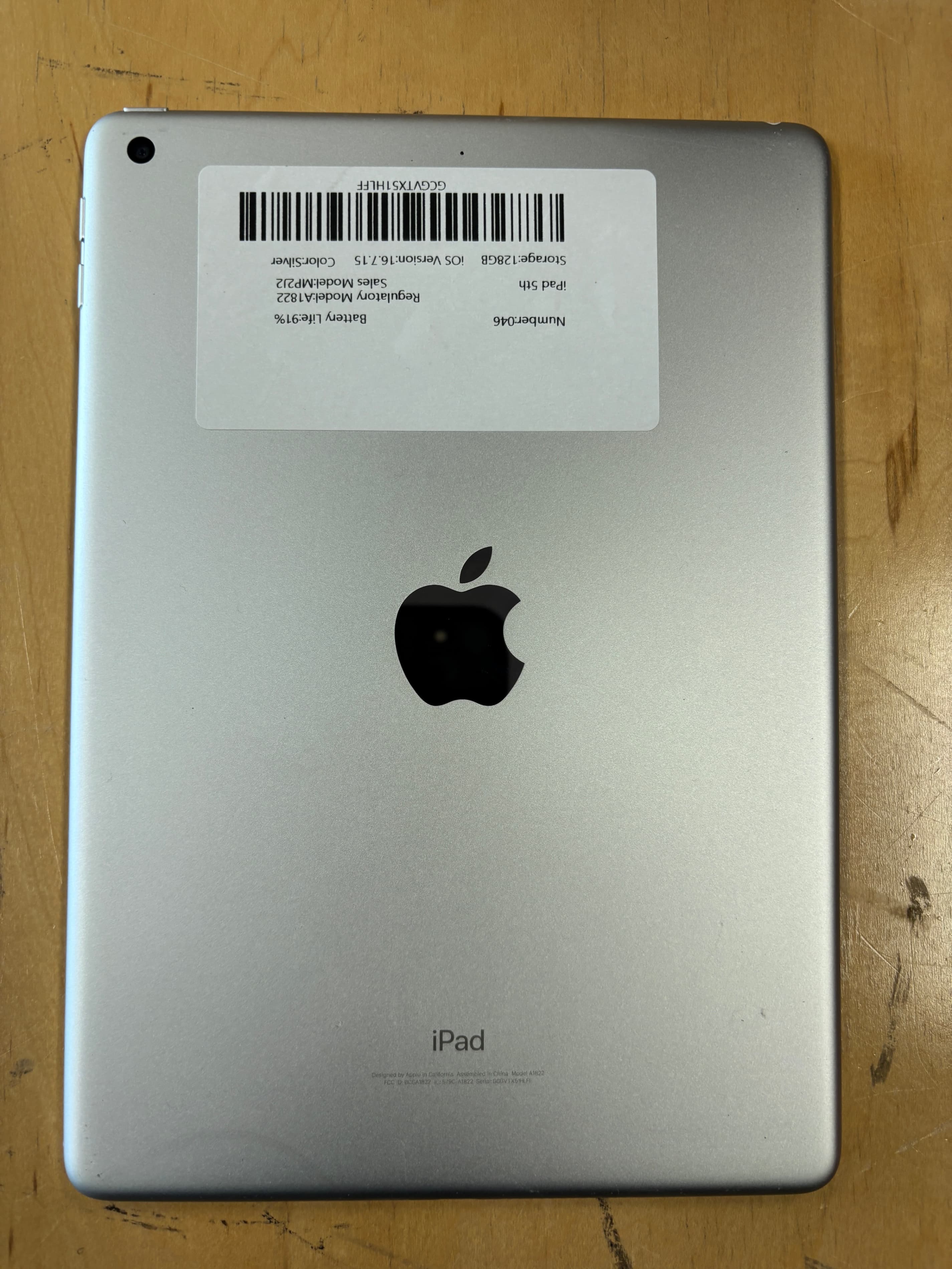 Apple iPad 5th Gen 128GB Wi-Fi Tablet - Thumbnail 2