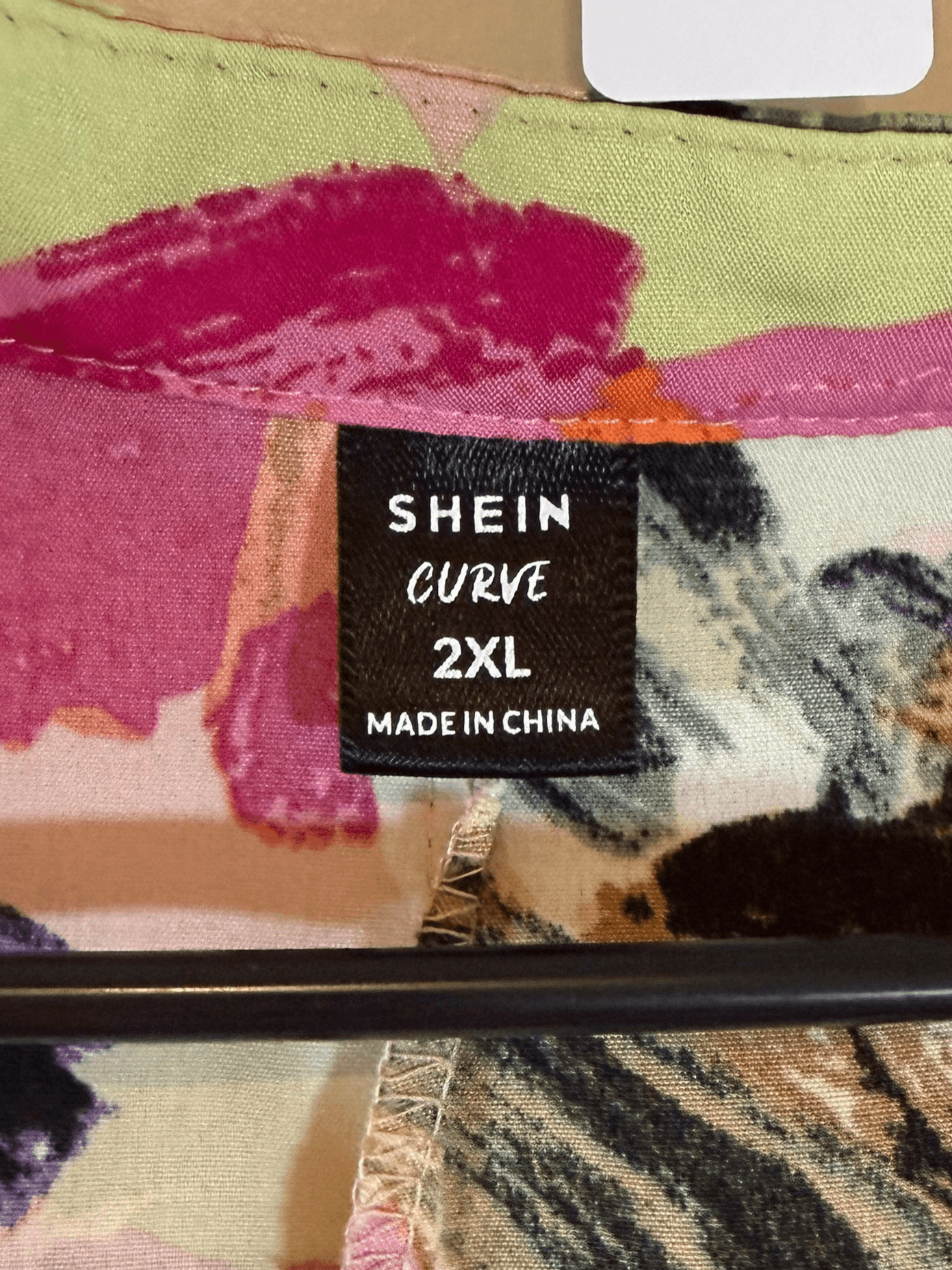 SHEIN Curve 2XL Abstract Print Dress - Thumbnail 2