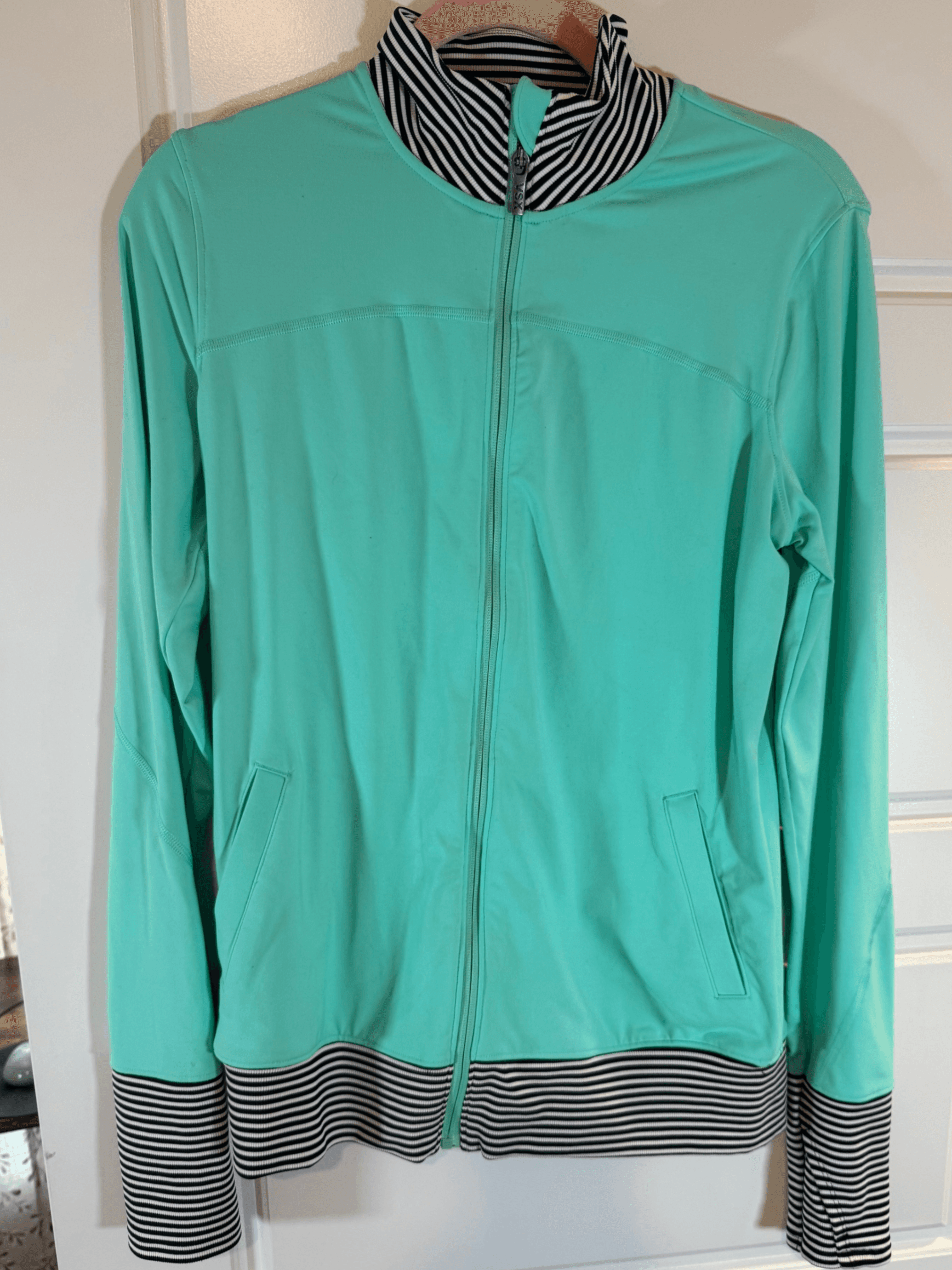 VSX Sport Jacket Medium Mint Striped - Thumbnail 3