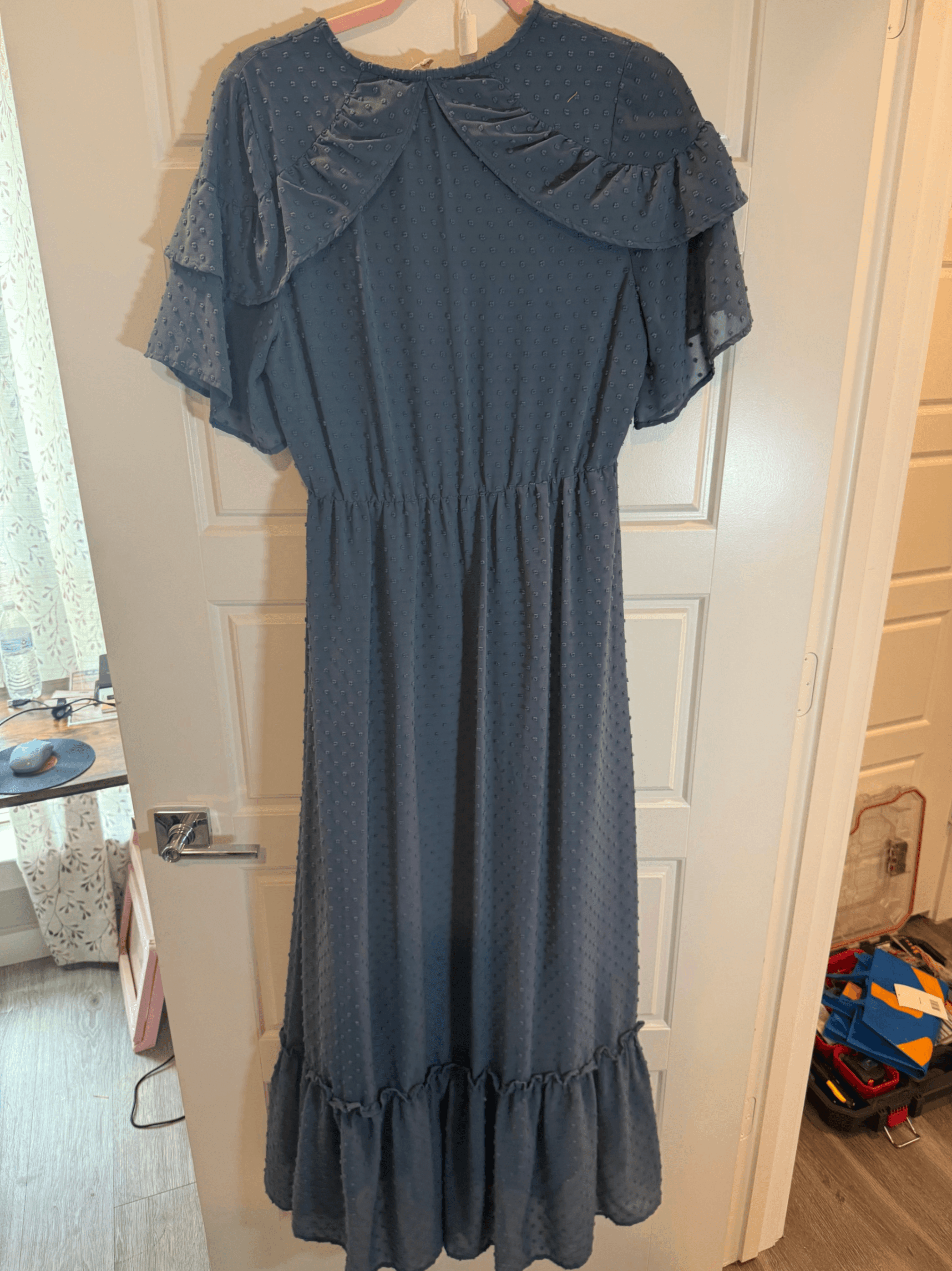 Orange Creek Blue Maxi Dress Size M