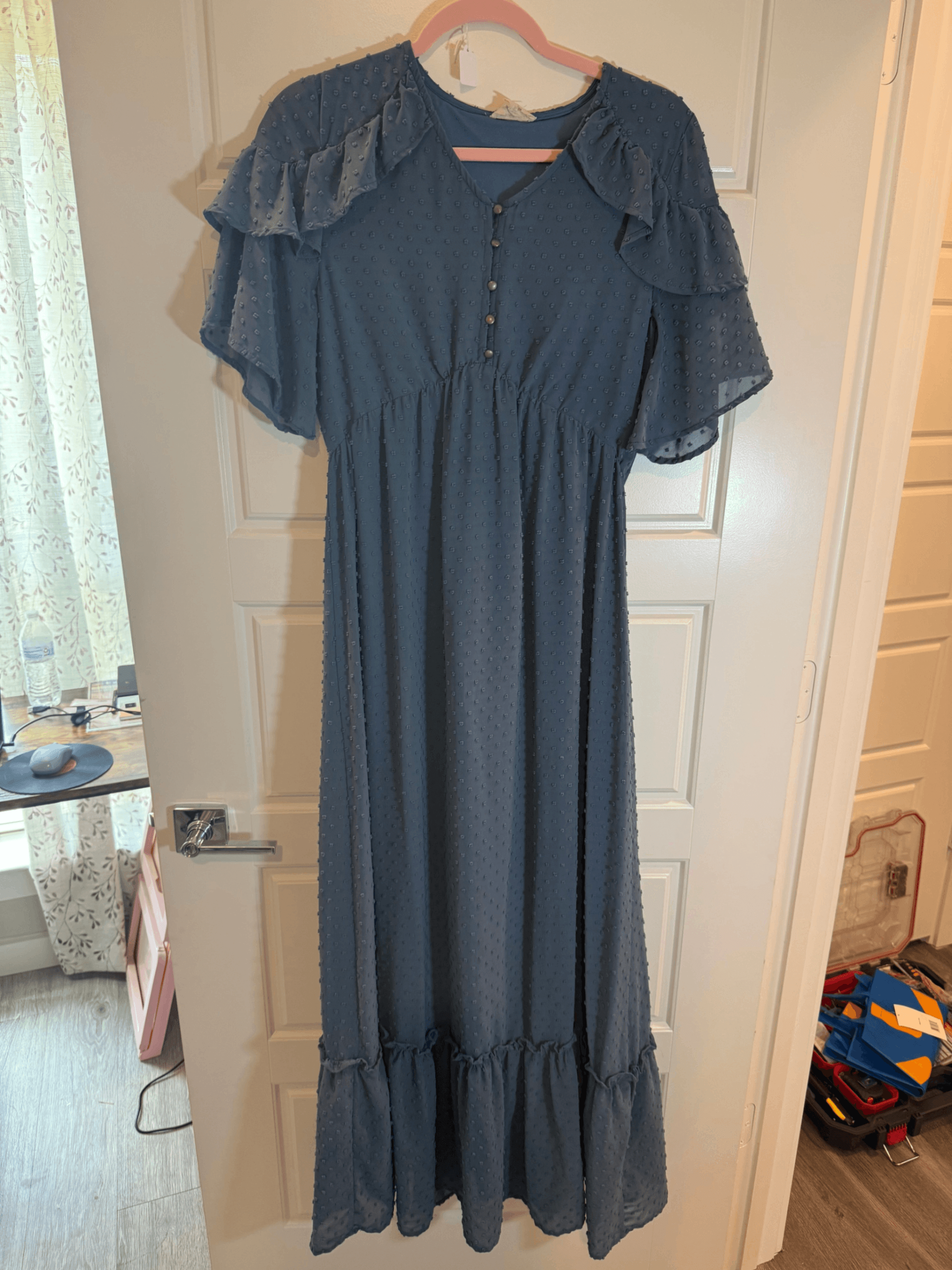 Orange Creek Blue Maxi Dress Size M - Thumbnail 3
