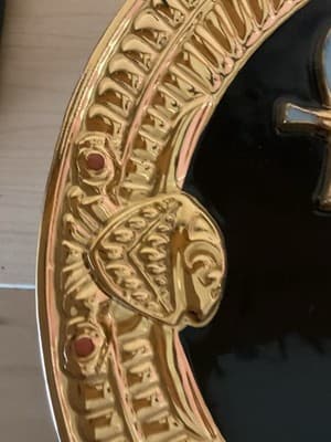 Franklin Mint Egyptian Porcelain Plate "Feline Goddess Bast" 8.5” Ltd Ed A1696 - Thumbnail 6