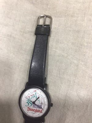 Vintage Disney 35 Years Disneyland Lorus Black Watch - Thumbnail 3