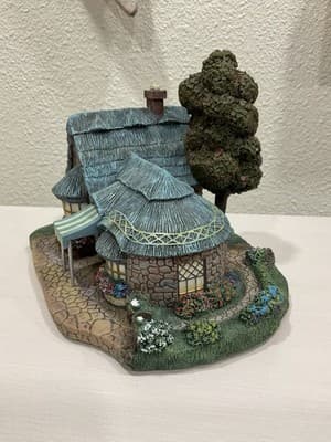 Hawthorne Lamplight Village FALLBROOKE FLORIST Thomas Kinkade Lighted House 1999 - Thumbnail 7
