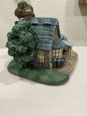 Hawthorne Lamplight Village FALLBROOKE FLORIST Thomas Kinkade Lighted House 1999 - Thumbnail 5