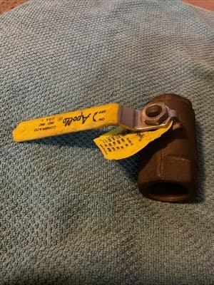 3 NOS Apollo Conbraco Bronze Ball Valve USA NPT Threaded 600 WO 1 1/8” - Thumbnail 2