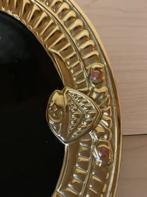 Franklin Mint Egyptian Porcelain Plate "Feline Goddess Bast" 8.5” Ltd Ed A1696 - Thumbnail 4