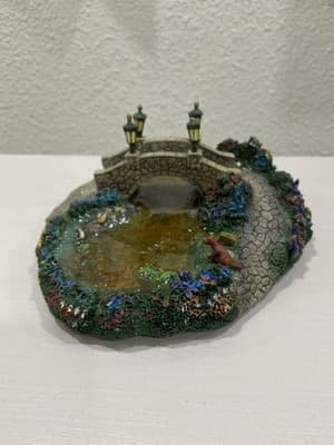 Hawthorne Village Limited Edition Lamplight Bridge W/ Lights & Painter Complete - Thumbnail 8