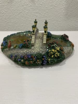 Hawthorne Village Limited Edition Lamplight Bridge W/ Lights & Painter Complete - Thumbnail 6