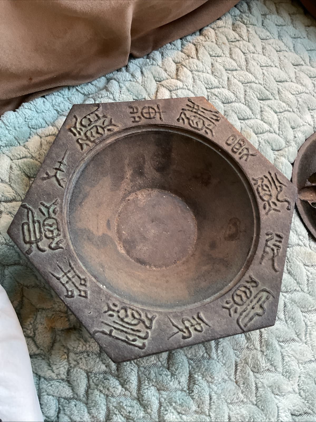 Vintage Nambo Tiki Japanese Incense Burner Cast Iron Mid Century - Thumbnail 5