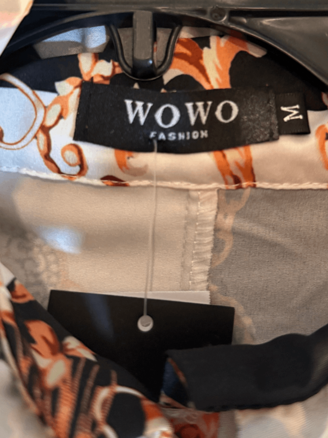 NWT WoWo Fashion Print Dress Size M - Thumbnail 2