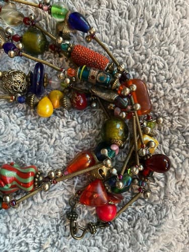 Vintage 1970’s Murano Glass Beaded 84” Necklace - Thumbnail 3