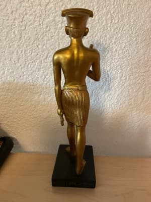 Amon-Ra Ancient Egyptian King Of Gods Altar Statue Museum Replica - Thumbnail 3