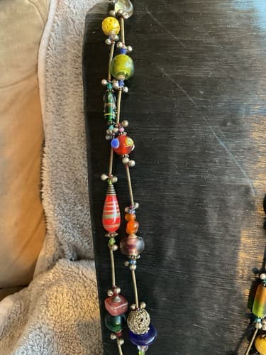 Vintage 1970’s Murano Glass Beaded 84” Necklace - Thumbnail 7