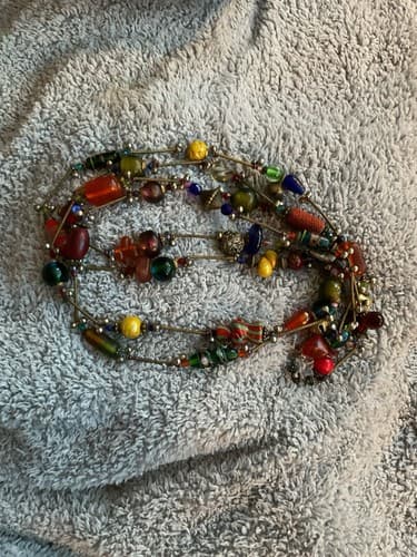 Vintage 1970’s Murano Glass Beaded 84” Necklace - Thumbnail 5
