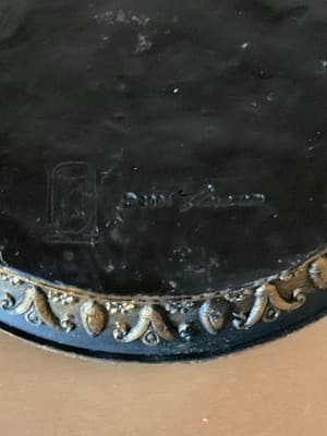 Vintage Art Deco Designed To Represent The Mask Of Pharaoh (King) Tut Ashtray - Thumbnail 6