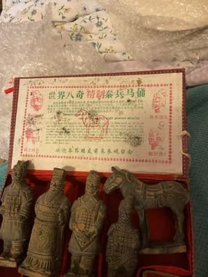 Qin Dynasty TerraCotta Warrior Collectible Statuette Set Original Box Souvenir❤️ - Thumbnail 2